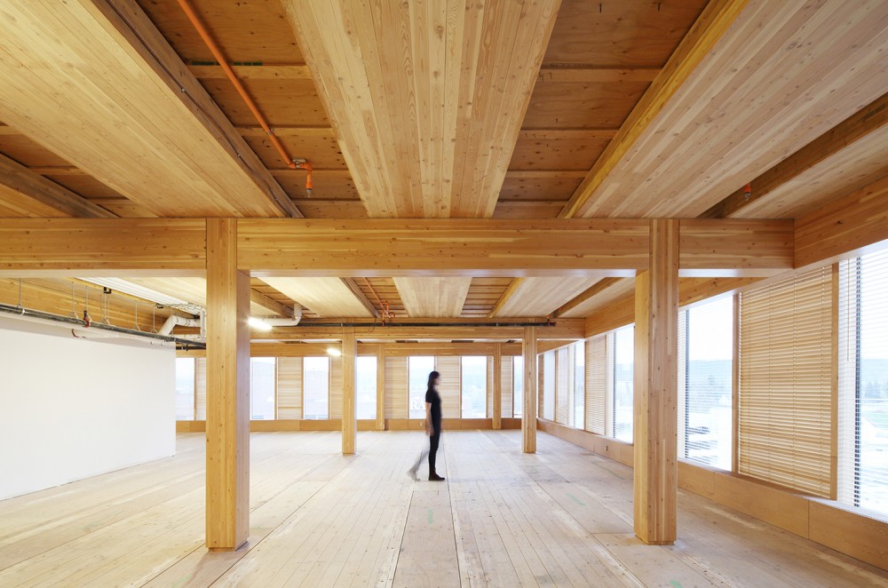 The Wood Innovation Design Centre (WIDC) serves as a gathering place for researchers, academics, design professionals and others interested in generating ideas for innovative uses of wood.