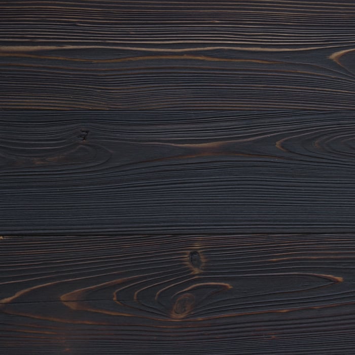 KURO shou sugi ban exterior and interior wood siding